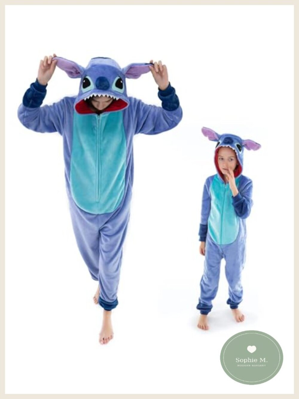 Snug Fit Unisex Adult Flannel One Piece Pajama Animal Cosplay Halloween Costume